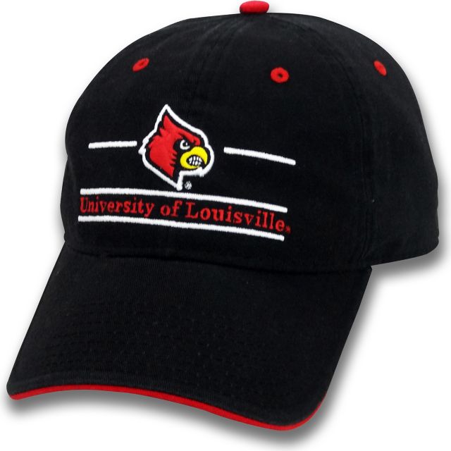 University Of Louisville Hat Black U Of L Cardinals Fitted