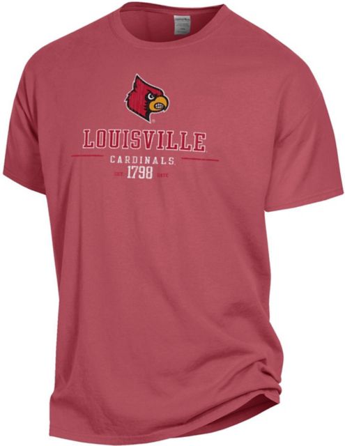 Girls Youth White Louisville Cardinals Logo Heart T-Shirt