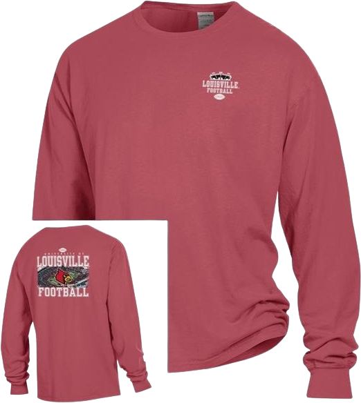 University of Louisville Football Long Sleeve T-Shirt: University of  Louisville