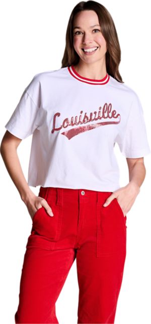 University of Louisville Women's Sequin Short Sleeve T-Shirt