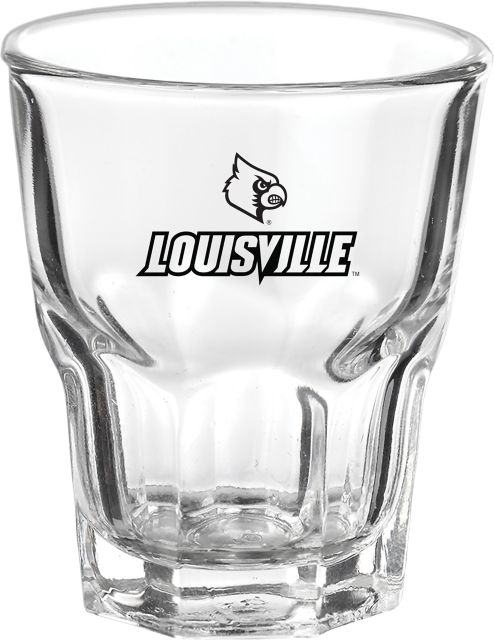 University of Louisville Cardinals 1.5 oz. Collectors Glass