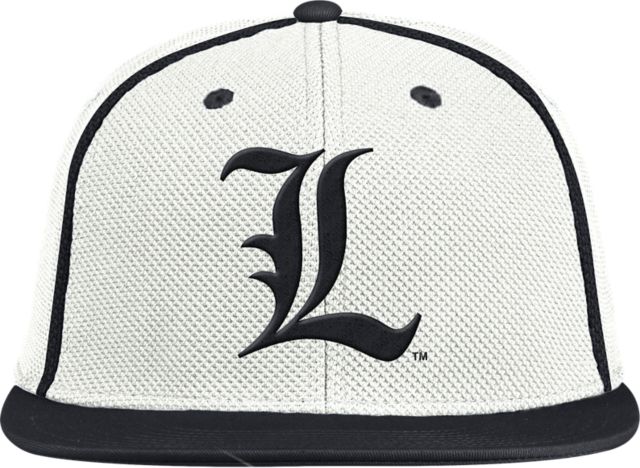 Men's adidas Black Louisville Cardinals On-Field Baseball Fitted Hat