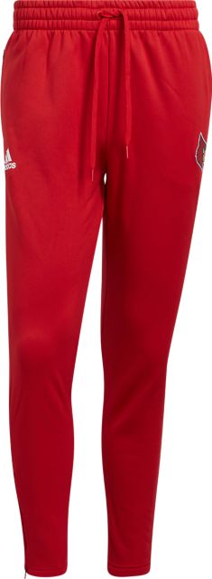 University of Louisville Cardinals Stadium Tapered Pants | Adidas | Power Red | Small