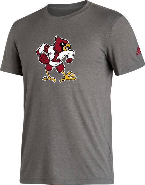 Men's Champion Gray Louisville Cardinals Alumni Logo T-Shirt Size: Small