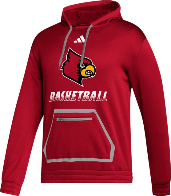 Louisville Cardinals Hoodie Jacket Mens M Embroidered LOGO Colorblock Full  Zip