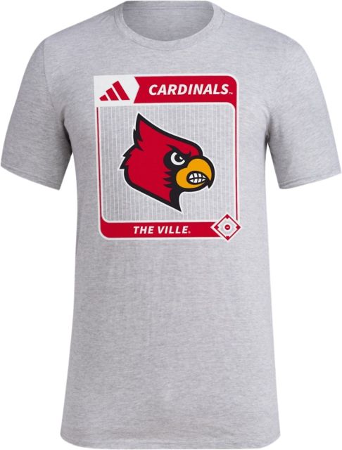 League Collegiate Wear Heathered Grey Louisville Cardinals