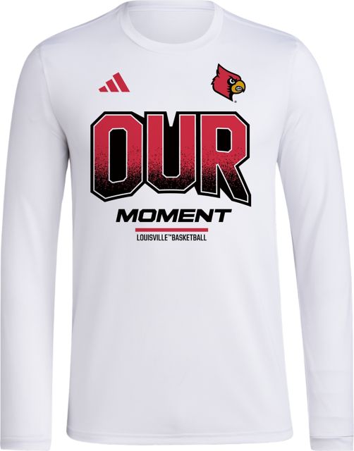 University of Louisville Basketball Our Moment 2024 Long Sleeve Bench T Shirt University of Louisville