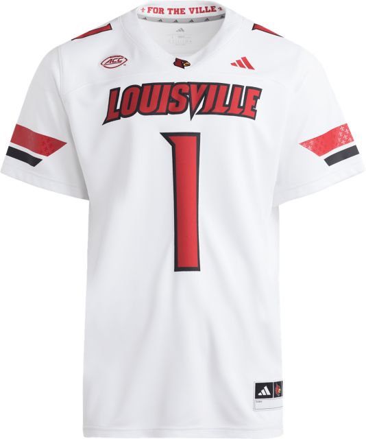 University of Louisville Cardinals Football #1 Premiere Away Replica Jersey