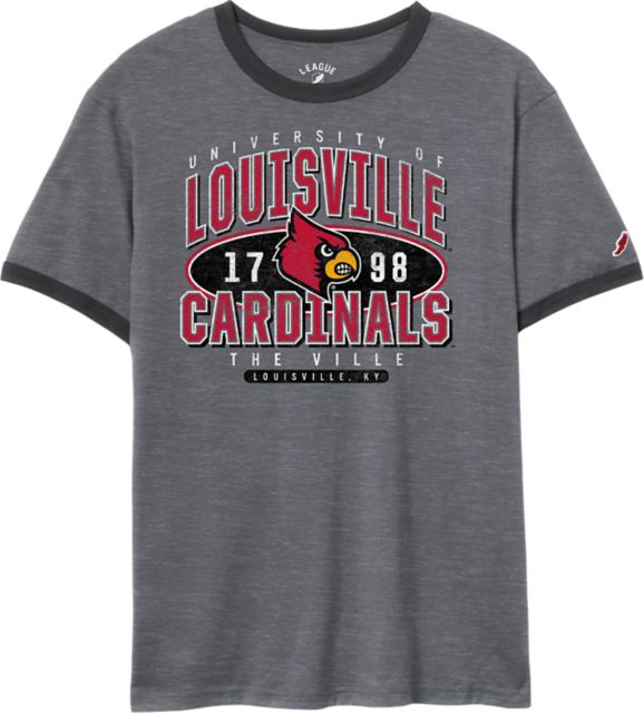 University of Louisville Cardinals Victory Falls Ringer Short Sleeve T-Shirt