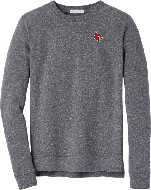 Men's Champion Gray Louisville Cardinals Alumni Logo Pullover Sweatshirt