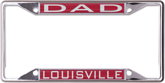 University of Louisville Dad License Plate Frame