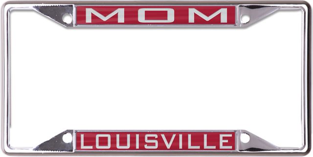 University of Louisville Mom License Plate Frame
