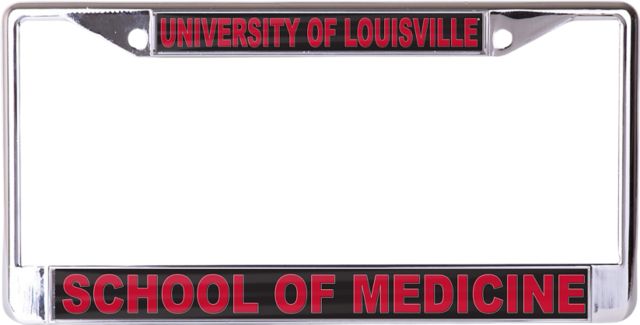 University of Louisville School of Medicine License Plate