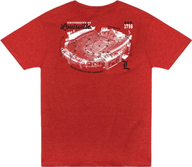 University of Louisville Stadium Short Sleeve T-Shirt