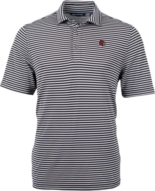 University of Louisville Striped Eco Polo