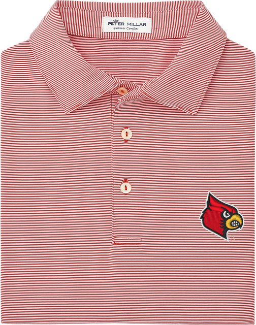 University of Louisville Cardinals Polo | Peter Millar | Red | Medium