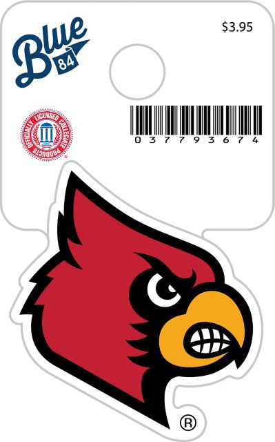University of Louisville Cardinals Mini Sticker