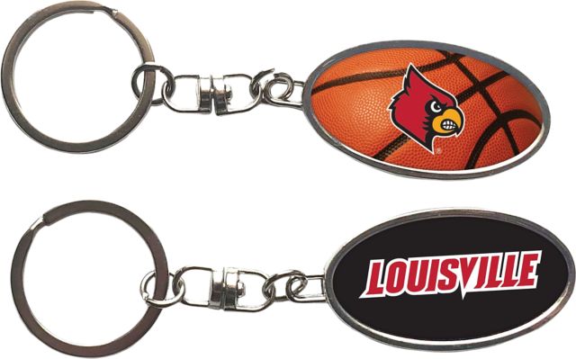 University of Louisville Keychain Basket | Jardine | Silver