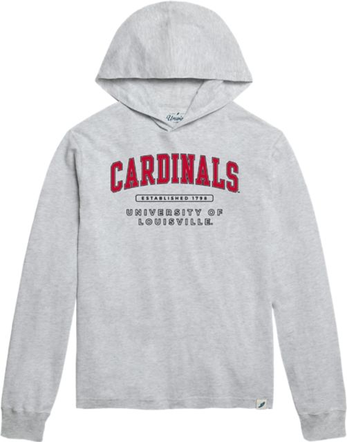 Antigua Women's Louisville Cardinals Grey Heather Victory Crew Sweatshirt, Medium, Gray | Holiday Gift