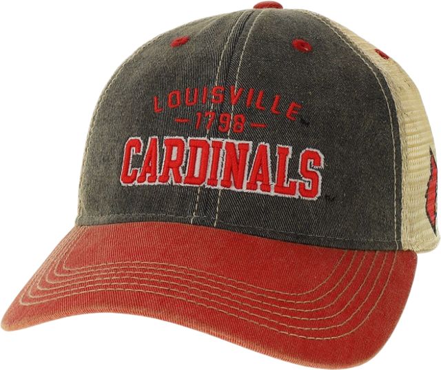 University Of Louisville Hat Black U Of L Cardinals Fitted