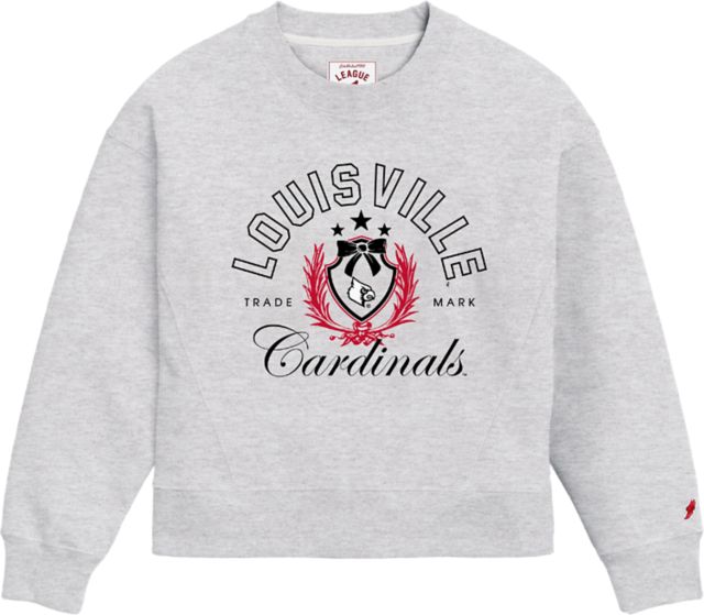 University of Louisville Cardinals Women's Boxy Crewneck Sweatshirt