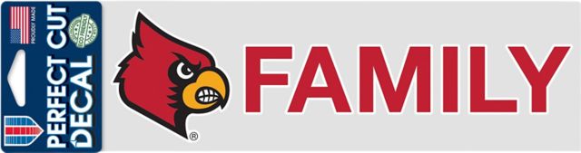 University of Louisville 3x10 Family Decal