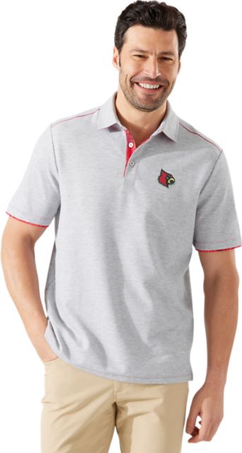 Louisville Cardinals UL Adidas Polo Shirt Mens Size Small