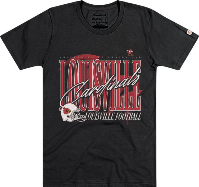 University of Louisville Cardinals Football Helmet Short Sleeve T-Shirt
