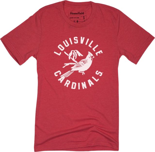 University of Louisville L Sweatshirt | Grey | L | Louisville Apparel by Homefield