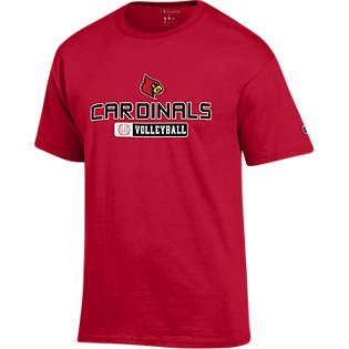University of Louisville Cardinals Volleyball Short Sleeve T-Shirt