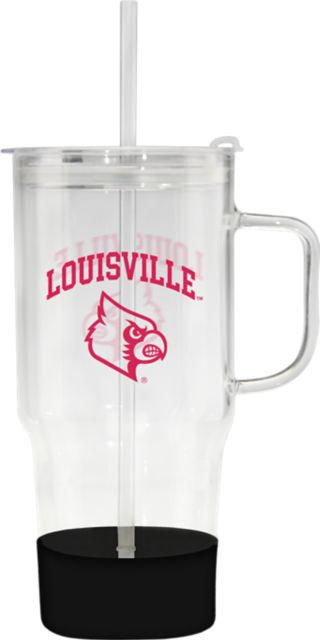 University of Louisville Cardinals 40 oz. Glass Mug