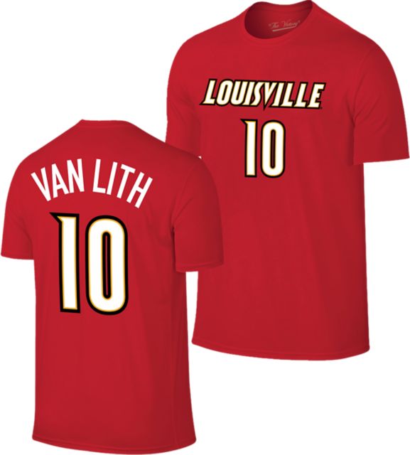 Women's Red Louisville Cardinals Spirit Jersey Oversized T-Shirt