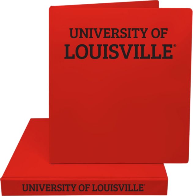 University of Louisville 1'' Vinyl Binder