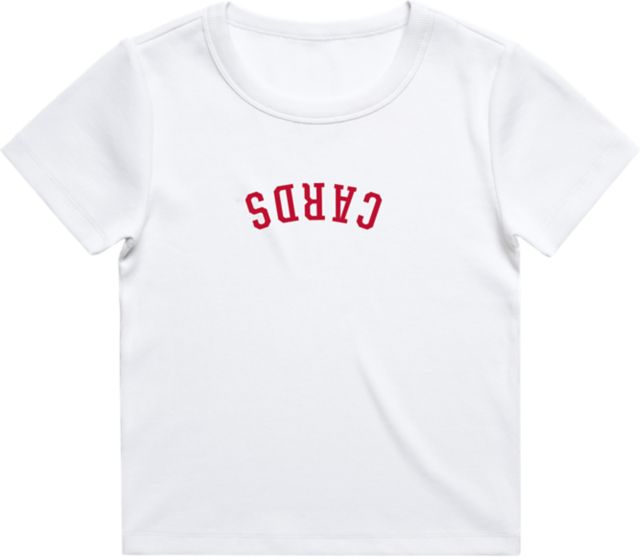 University of Louisville Cardinals Women's Ribbed Short Sleeve T-Shirt