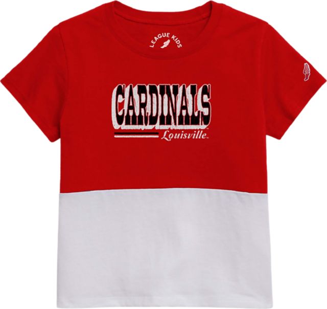 Louisville Cardinals Youth Girls Bow Back Short Sleeve Tee