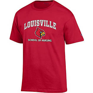 University of Louisville Cardinals School of Nursing Short Sleeve T-Shirt:  University of Louisville