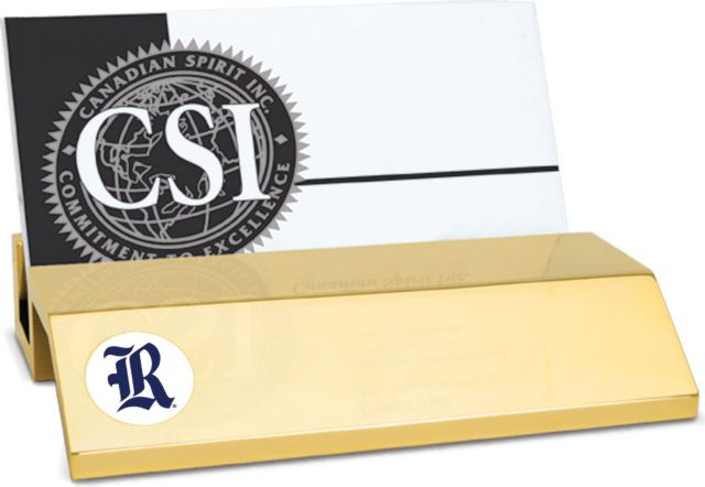 CSI Gold  Card Holder With  Colored Medallion - ONLINE ONLY