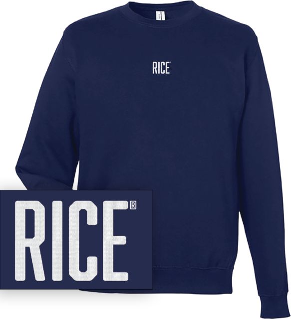 Rice University Chainstitch Crewneck Sweatshirt