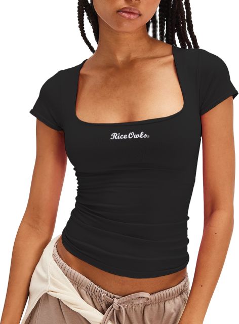 Rice University Women's Clean Lines Baby Short Sleeve T-Shirt