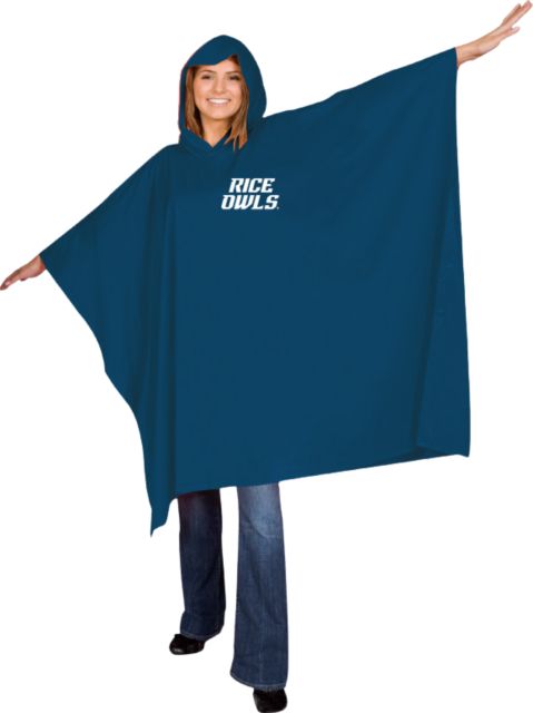Rice University Rain Poncho