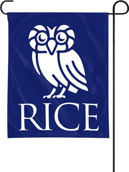 Rice University Garden Flag