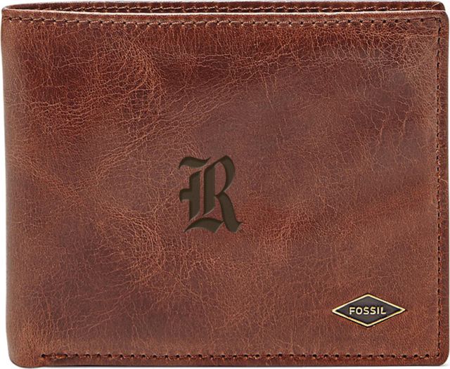 Fossil Leather Ryan RFID Flip ID Bifold - Dark Brown - ONLINE ONLY