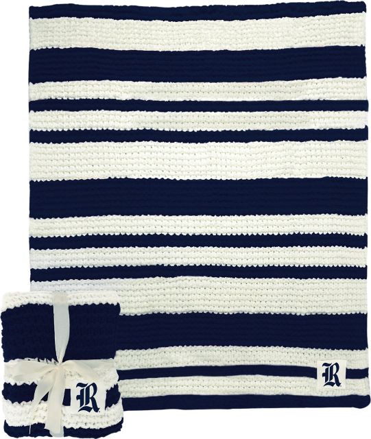 Rice University Cable Knit Throw 50x60