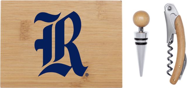 Rice University Bamboo Wine Tool Set