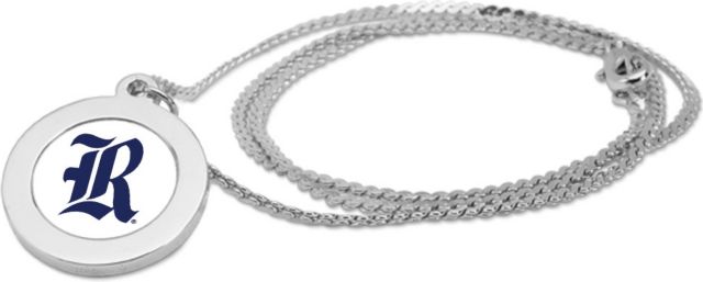 CSI Silver Pendant Necklace With Colored Medallian - ONLINE ONLY