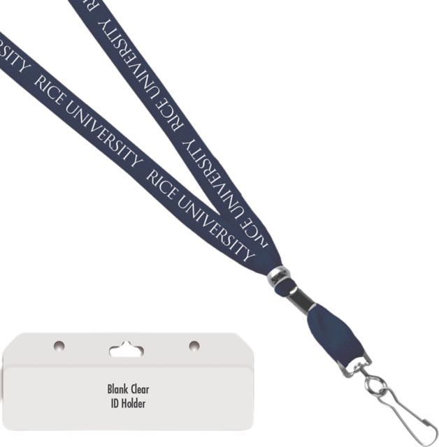 Rice University Card Dispenser Lanyard