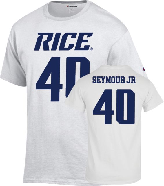 Rice Football T Shirt Seymour Jr. - 40 - ONLINE ONLY