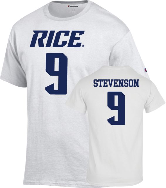 Rice Football T Shirt Stevenson - 9 - ONLINE ONLY