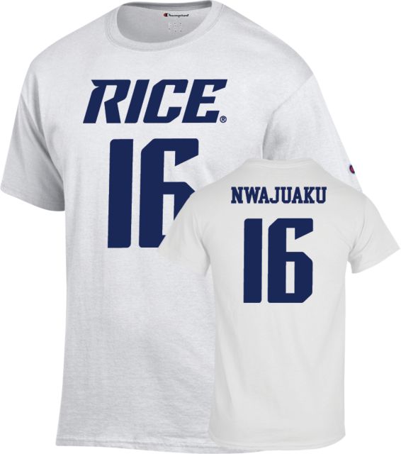 Rice Football T Shirt Nwajuaku - 16 - ONLINE ONLY