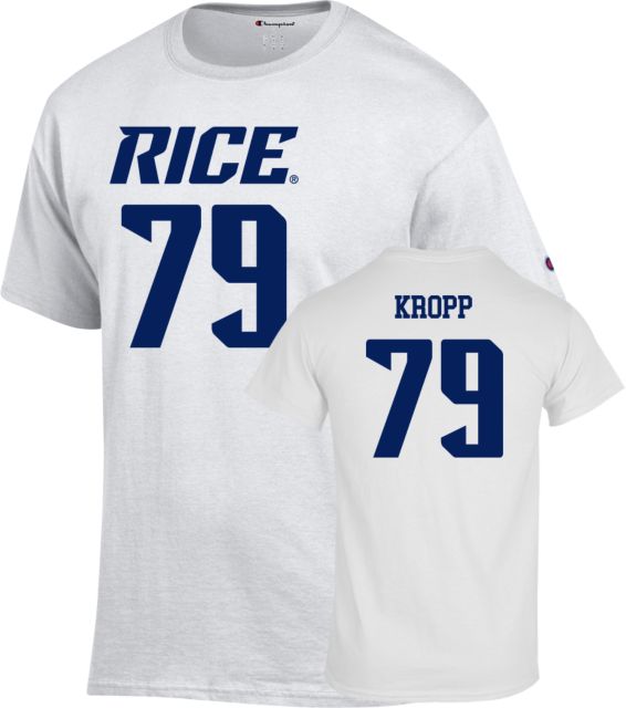 Rice Football T-Shirt Weston Kropp - 79 - ONLINE ONLY